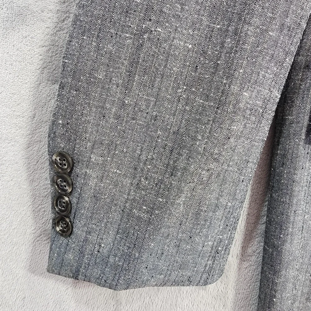 Vintage‎ Gordon Thomas Collectibles Sport Coat Mens 44 Gray Wool 2 Button Blazer